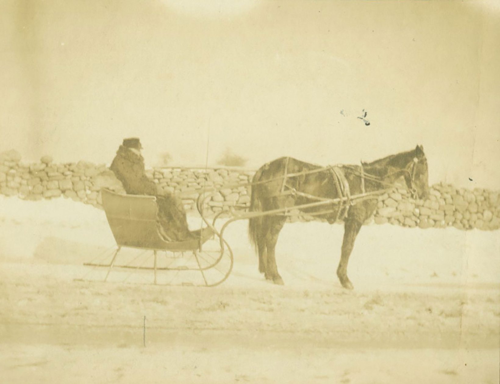 Photographs: Sleighing in Lyme