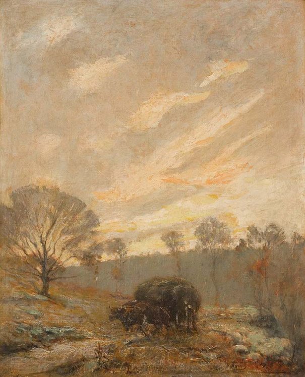 Landscape with Oxen