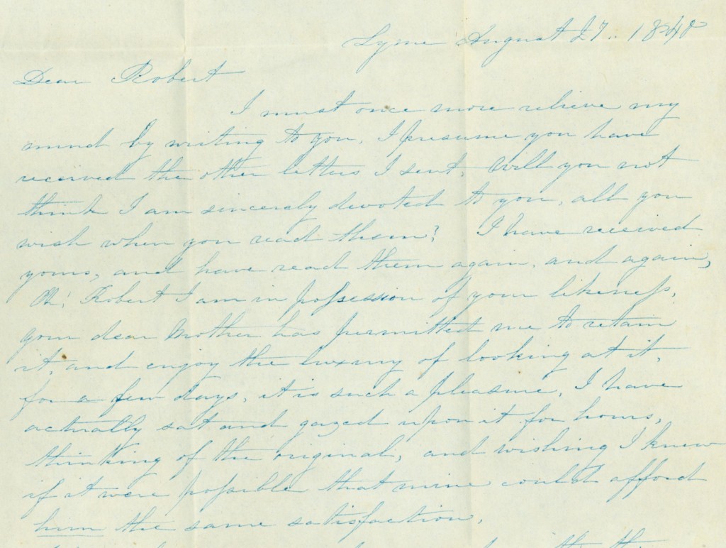 August 27 1840 letter excerpt Helen to Robert Griswold copy