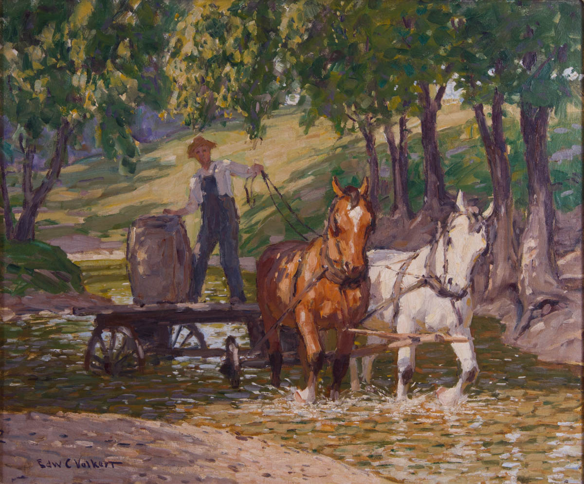 Farmer with his Horses
